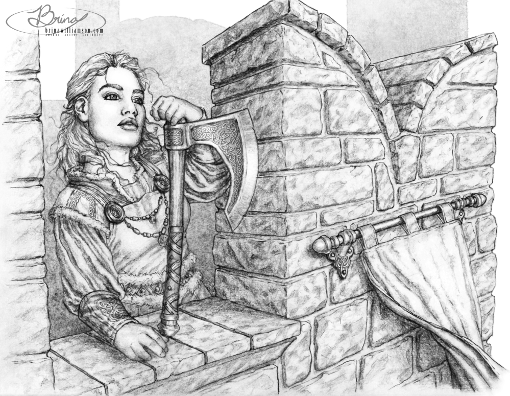 2011 Dwarf Lass on Battlements
