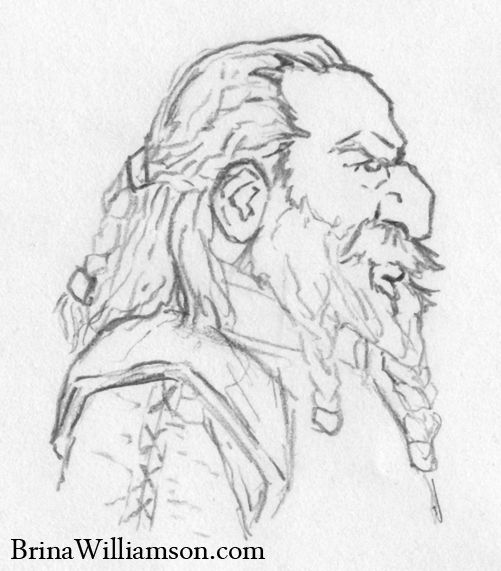 2011. Dwarf Profile Sketch